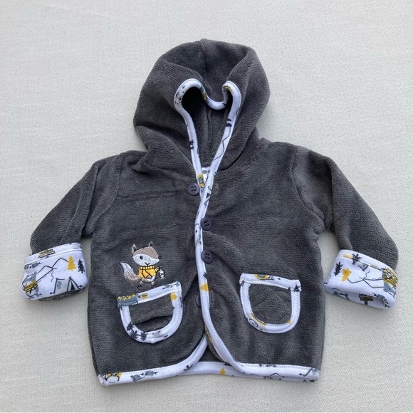 CJP BABY | Fox Fuzzy Jacket - Picture 1 of 14